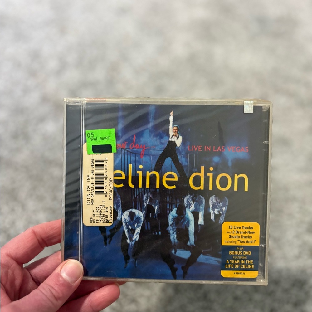 Celine Dion “A New Day… Live in Las Vegas” CD Deadstock Never Opened